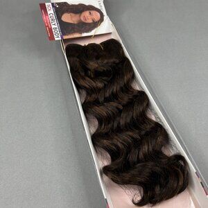 14” SOL Curly Body #4/30 Brown & Honey SOL Synthetic Blend Hair Extensions